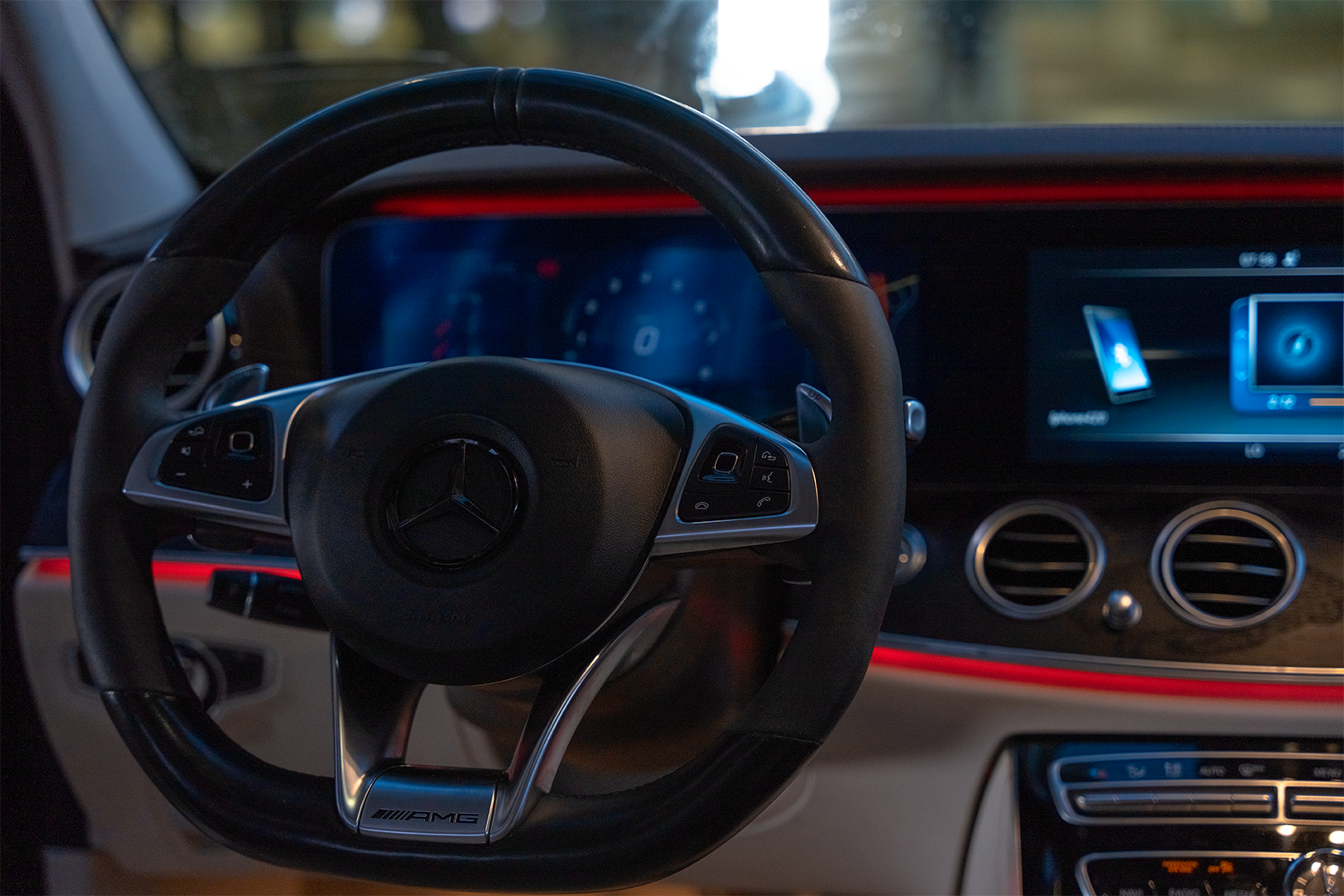 Mercedes interior by Aykas Bhons